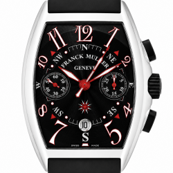 Franck Muller Mariner Chronograph 39MM 7080 Black Dial Watch